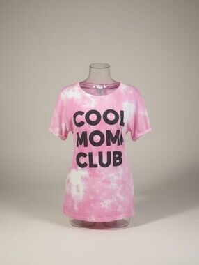 Cool Mom Club Pink Tie-Dye Graphic Tee